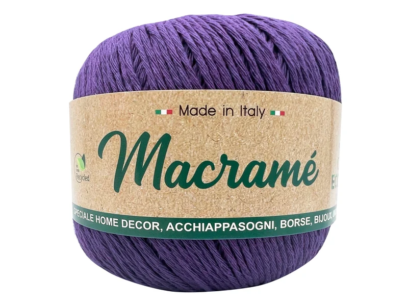 Cordino macramè barbante | cf 900 gr | 80% cotone 20% poliestere