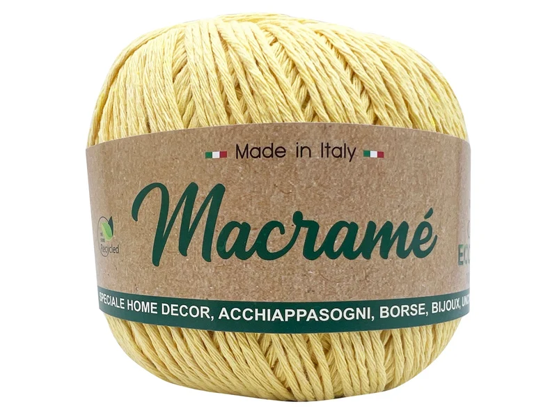Cordino macramè barbante | cf 900 gr | 80% cotone 20% poliestere