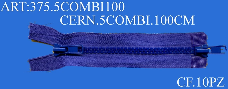 Cerniera 5press. combi 100cm cf10pz