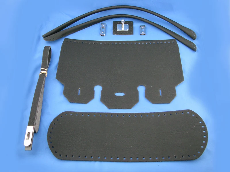 Kit borsa uncinetto mod. kelly | tre sfere