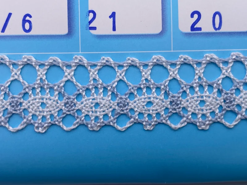 Pizzo 0287 colorato cm. 1,5 cf.20mt.