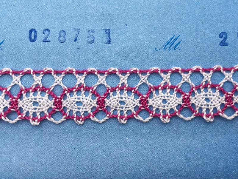 Pizzo 0287 colorato cm. 1,5 cf.20mt.