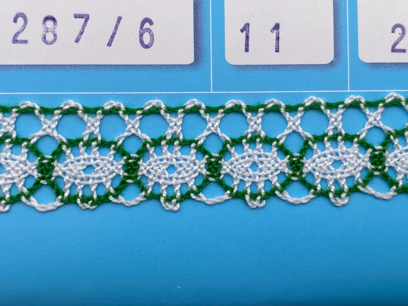 Pizzo 0287 colorato cm. 1,5 cf.20mt.