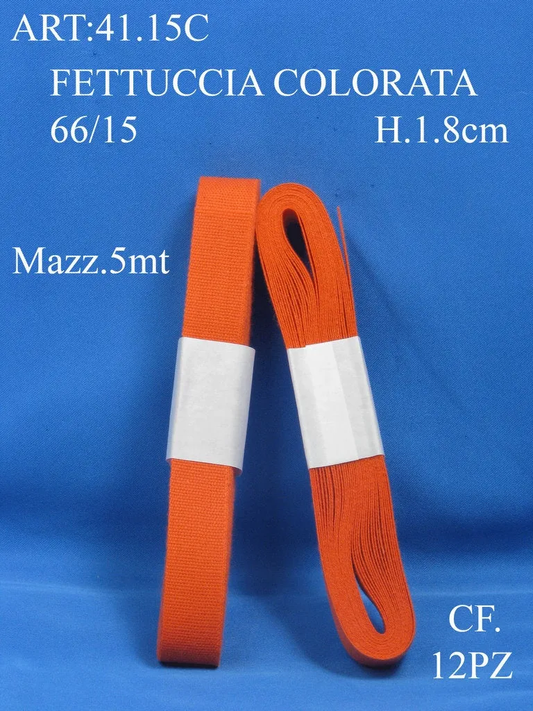 Fettuccia colorata 66/15 cf.12pz.5m