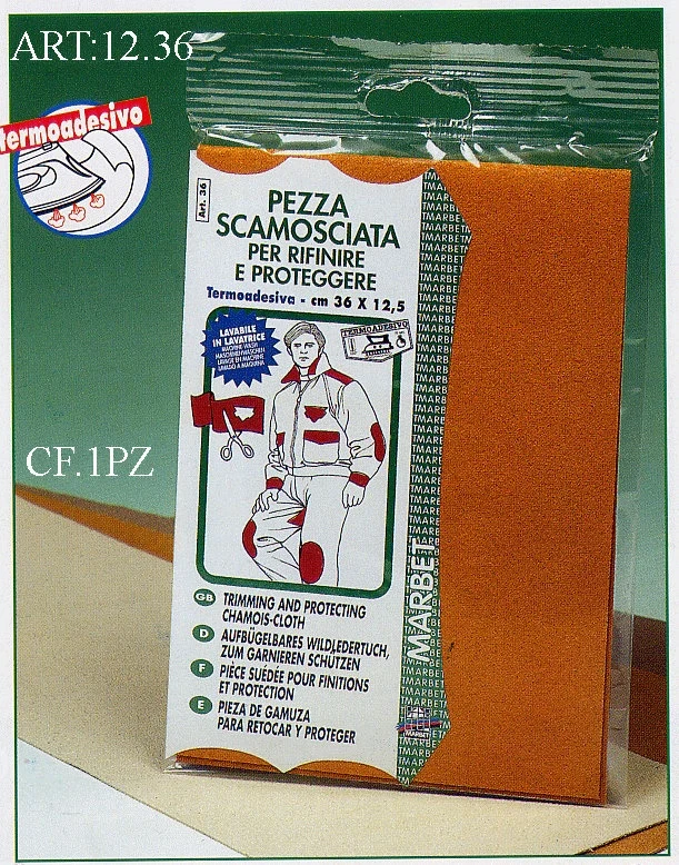 Pezza scamosciata cf.1pz