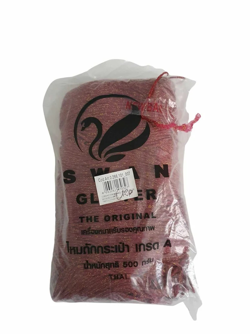Confezione di Cordoncino Swan Black Thai per confezionare Borse Hand Made 500gr