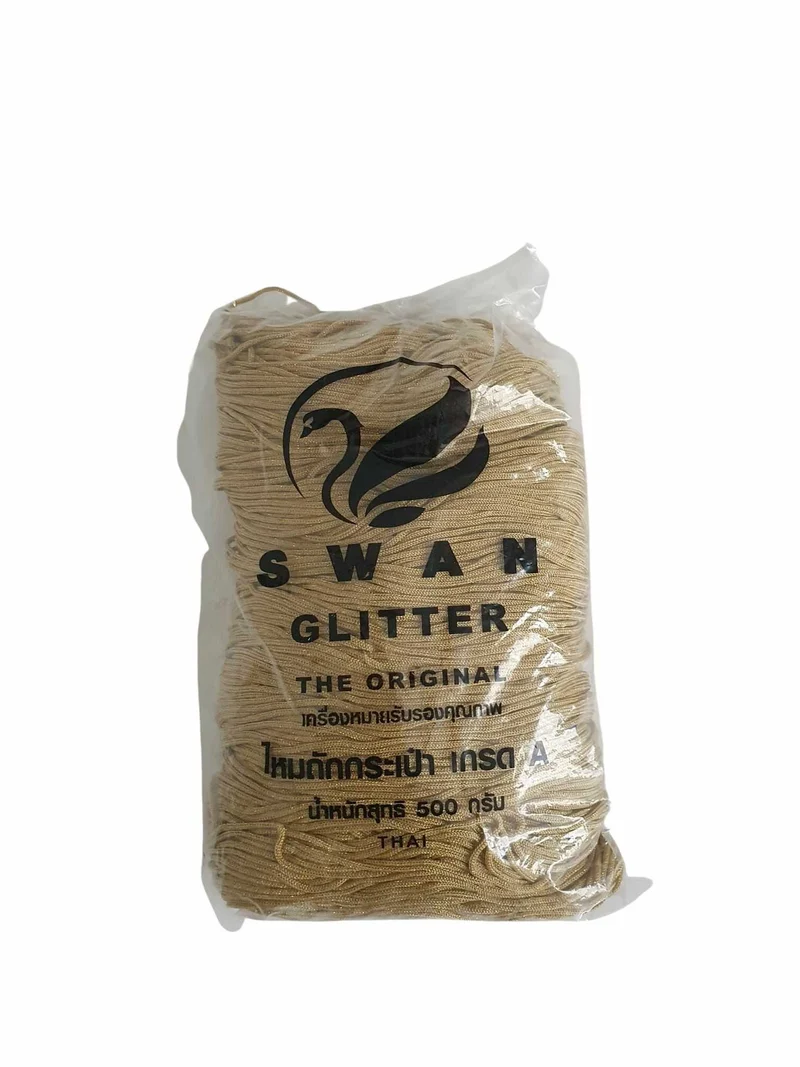 Confezione di Cordoncino Swan Black Thai per confezionare Borse Hand Made 500gr