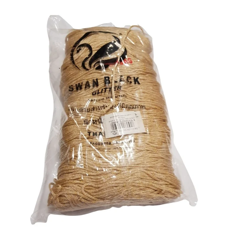 Confezione di Cordoncino Swan Black Thai per confezionare Borse Hand Made 500gr