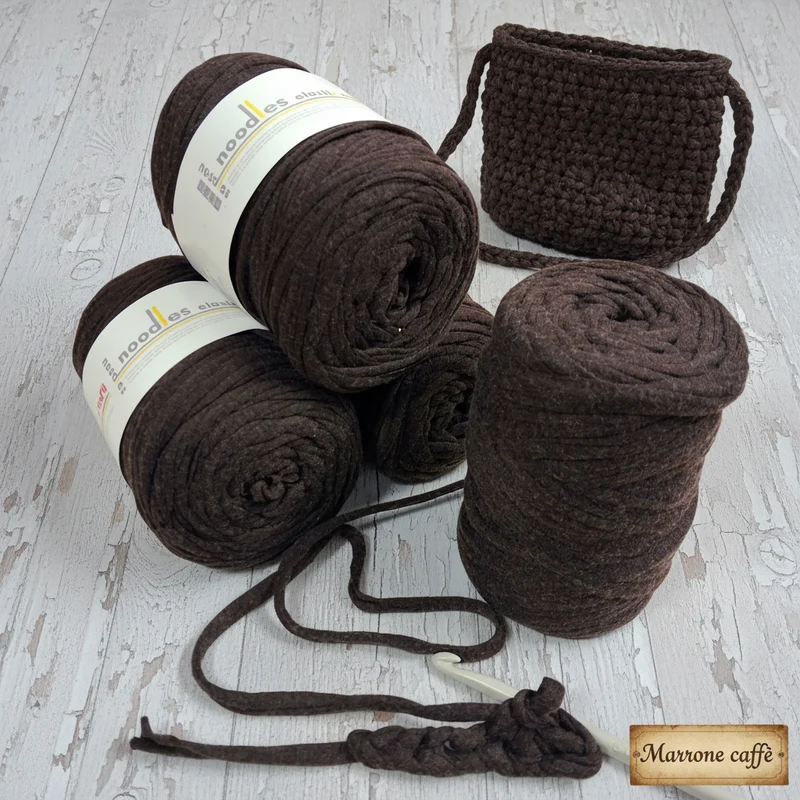 Fettuccia Eco cotone + lycra uncinetto borse crochet Stafil o 3 Stelle