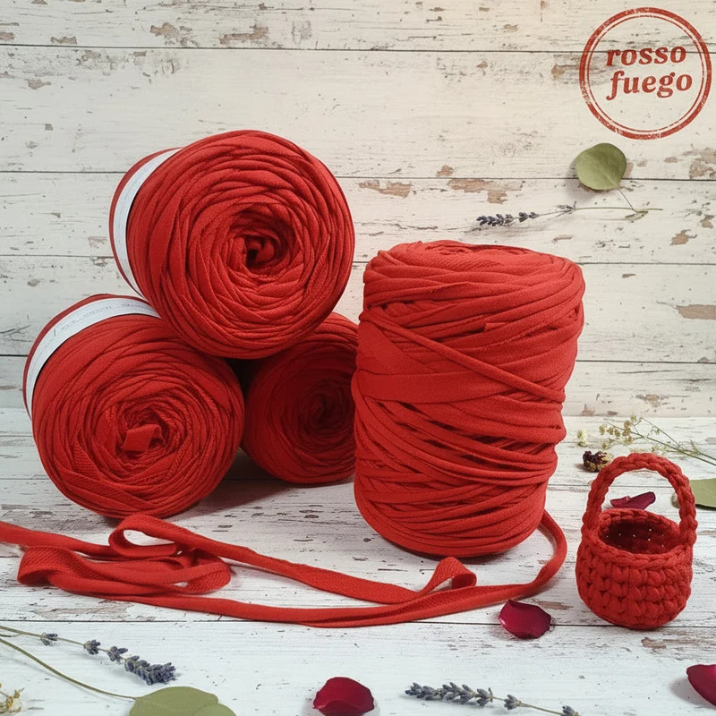 Fettuccia Eco cotone + lycra uncinetto borse crochet Stafil o 3 Stelle