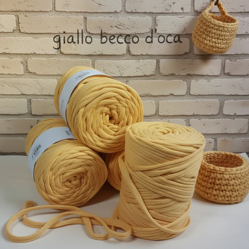 Fettuccia Eco cotone + lycra uncinetto borse crochet Stafil o 3 Stelle
