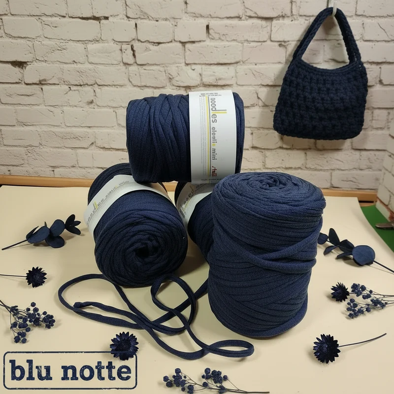 Fettuccia Eco cotone + lycra uncinetto borse crochet Stafil o 3 Stelle