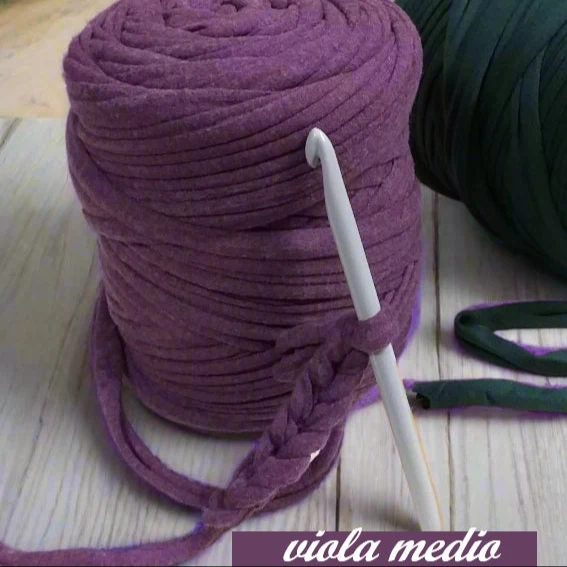 Fettuccia Eco cotone + lycra uncinetto borse crochet Stafil o 3 Stelle