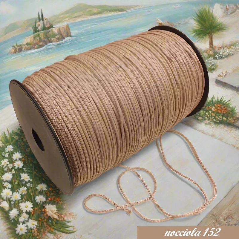 Tripolino 2 mm Thai cordino MAS borse uncinetto 3.5-4 rotolo 500 g