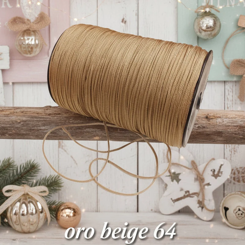 Tripolino 2 mm Thai cordino MAS borse uncinetto 3.5-4 rotolo 500 g