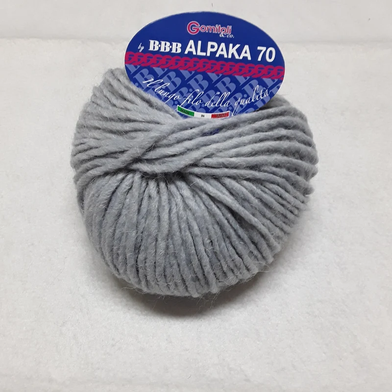 ALPAKA 70 BBB GOMITOLI DA 50 GR PER 80 METRI 70%ALPACA 20% LANA 10%ACRILICO