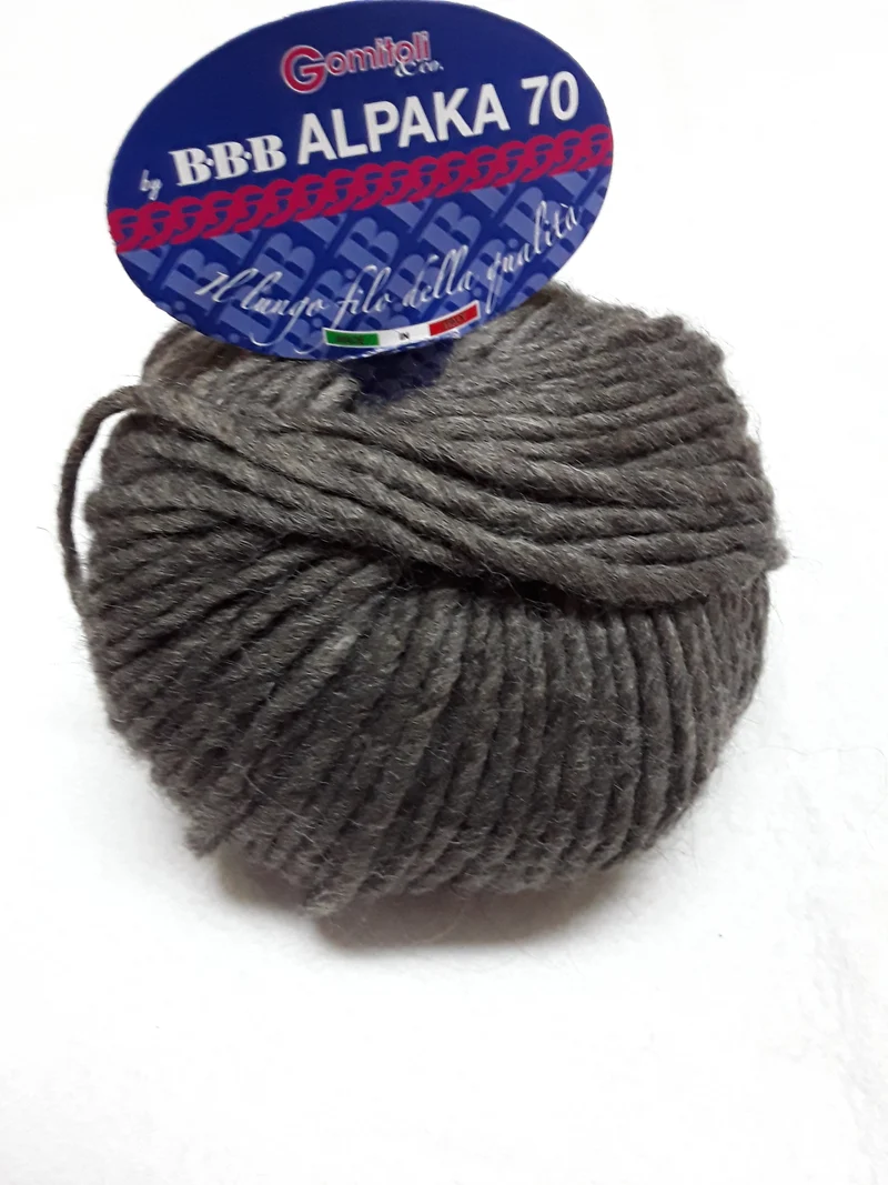 ALPAKA 70 BBB GOMITOLI DA 50 GR PER 80 METRI 70%ALPACA 20% LANA 10%ACRILICO
