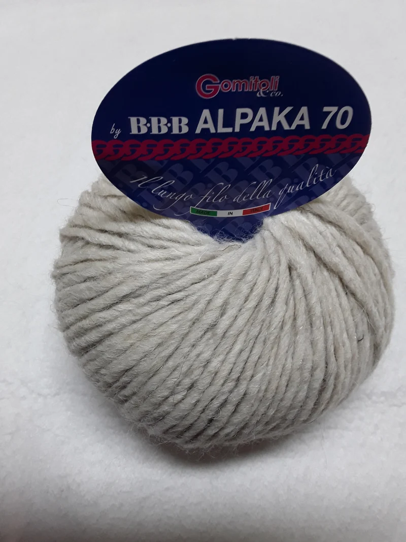 ALPAKA 70 BBB GOMITOLI DA 50 GR PER 80 METRI 70%ALPACA 20% LANA 10%ACRILICO