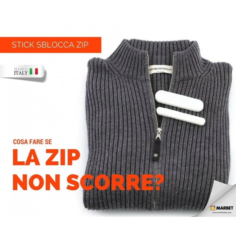 Stick Sblocca Zip Marbet 318 Sbloccare Cerniera Chiusura Lampo Cursore