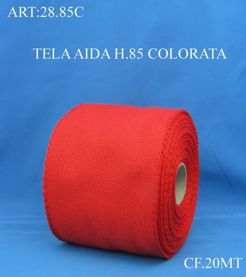 Tela aida h85 colorata cf.20mt