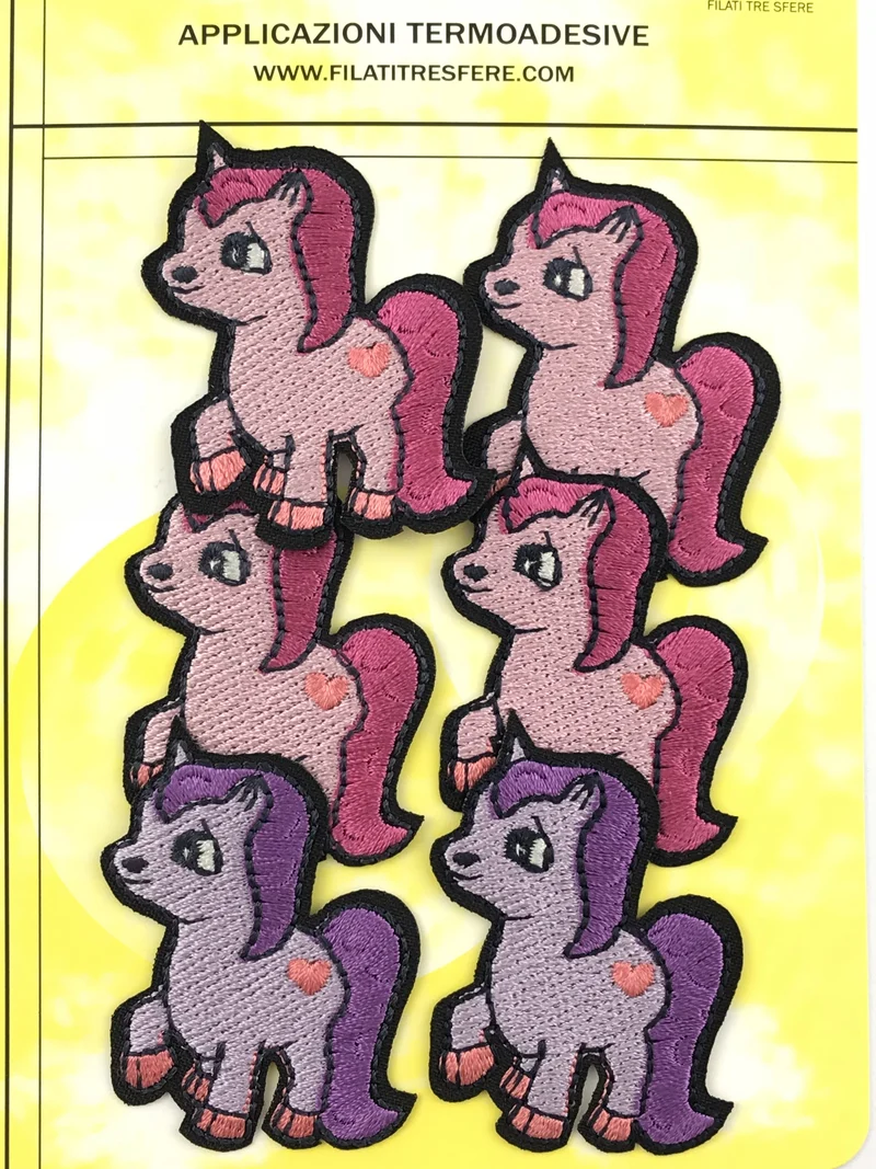 Applicazioni termoadesive pony girls