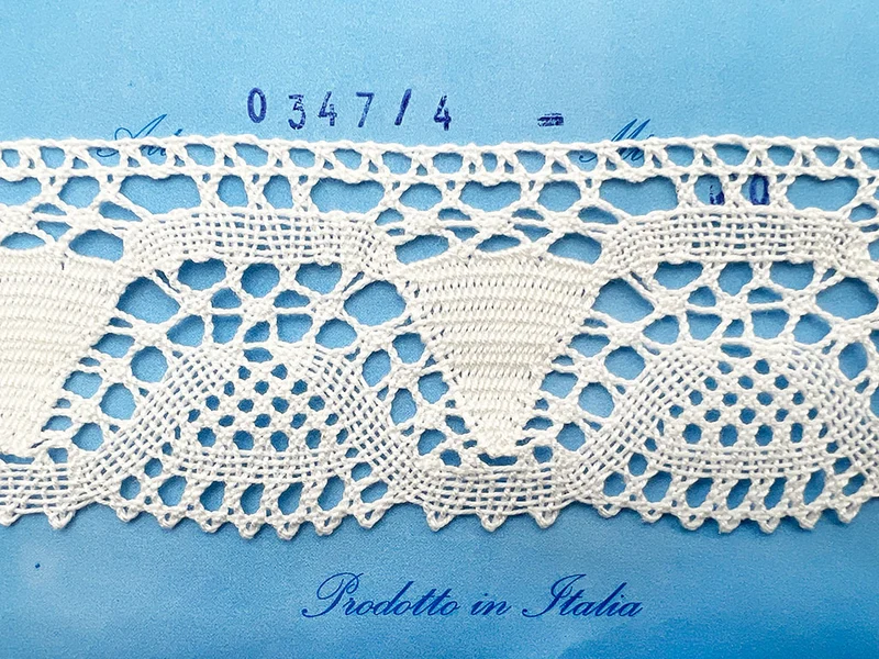 Pizzo 0347 bianco cm 5,5 cf.20mt.
