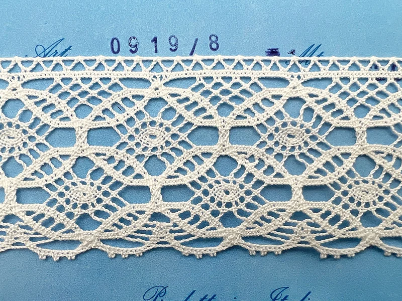 Pizzo 0919 bianco cm 5,5 cf.20mt.