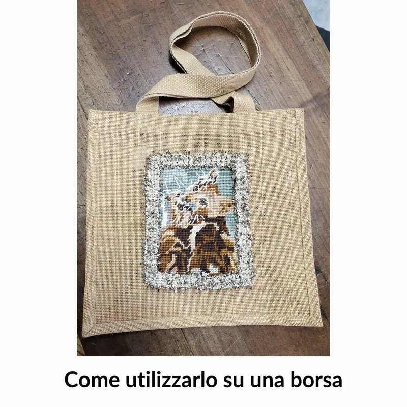 Stafil Kit Ricamo Mezzo Punto Fantasia con Papaveri e Girasoli consente di realizzare un Quadro da ricamare anche a Punto Croce