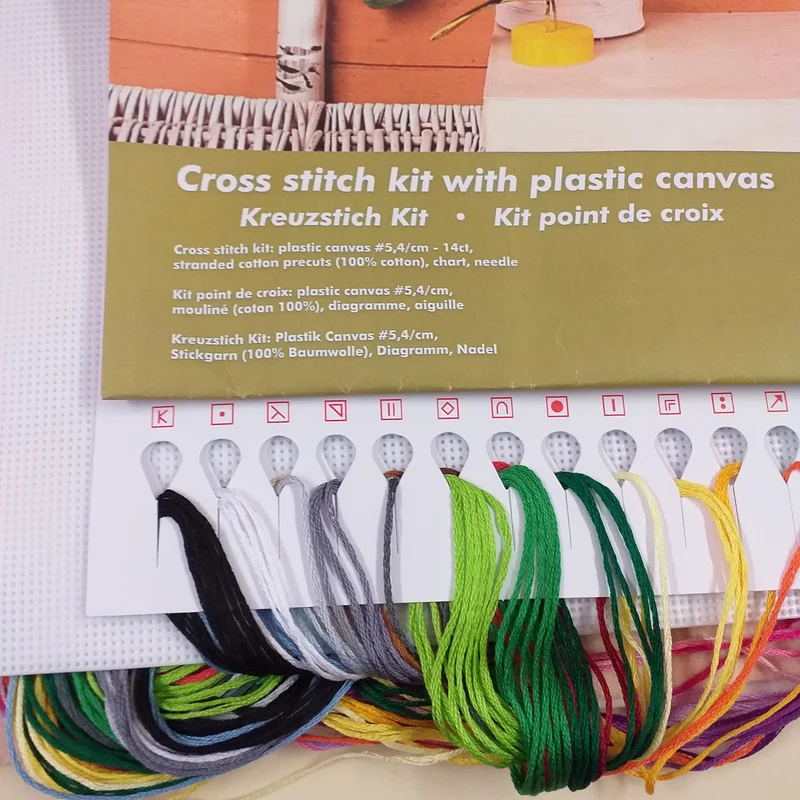 Kit 4 uova pasquali ricamo punto croce decorazioni tela fili schemi