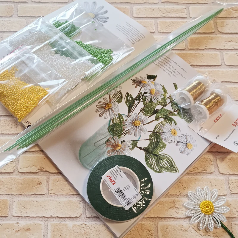 Margherite perline kit e progetti oggetti creare decorare manuale