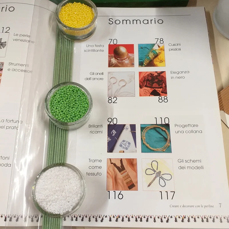 Margherite perline kit e progetti oggetti creare decorare manuale