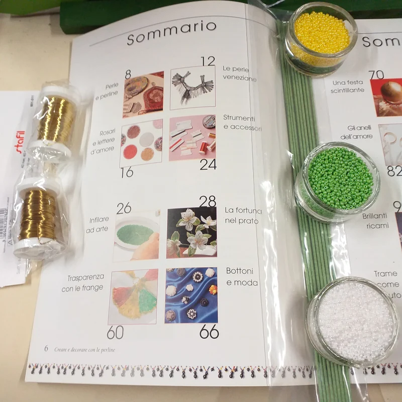 Margherite perline kit e progetti oggetti creare decorare manuale