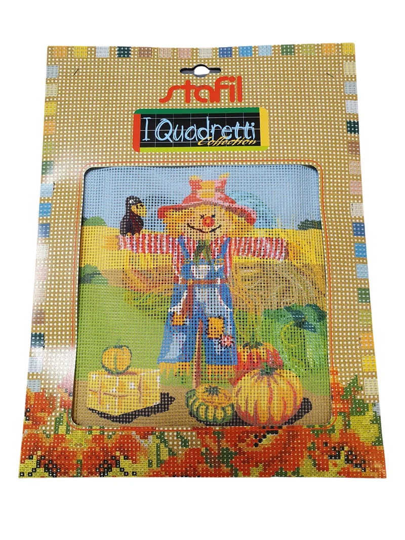 Kit Quadretti da Ricamare a Mezzo Punto, Fantasia da Bimbo, Punto Croce