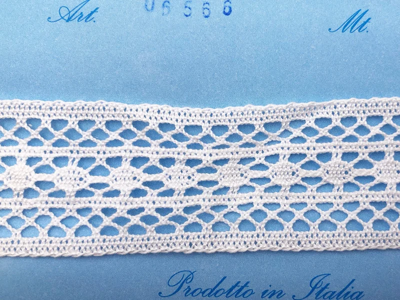 Pizzo 06566 bianco cm 3,8 cf.20mt.