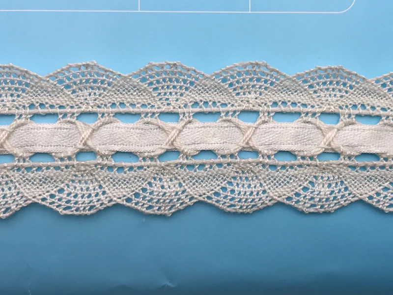 Pizzo 0618 panna cm 3 cf.20mt.