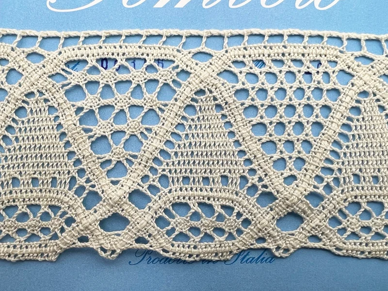 Pizzo 06146 panna cm 7 cf.20mt.