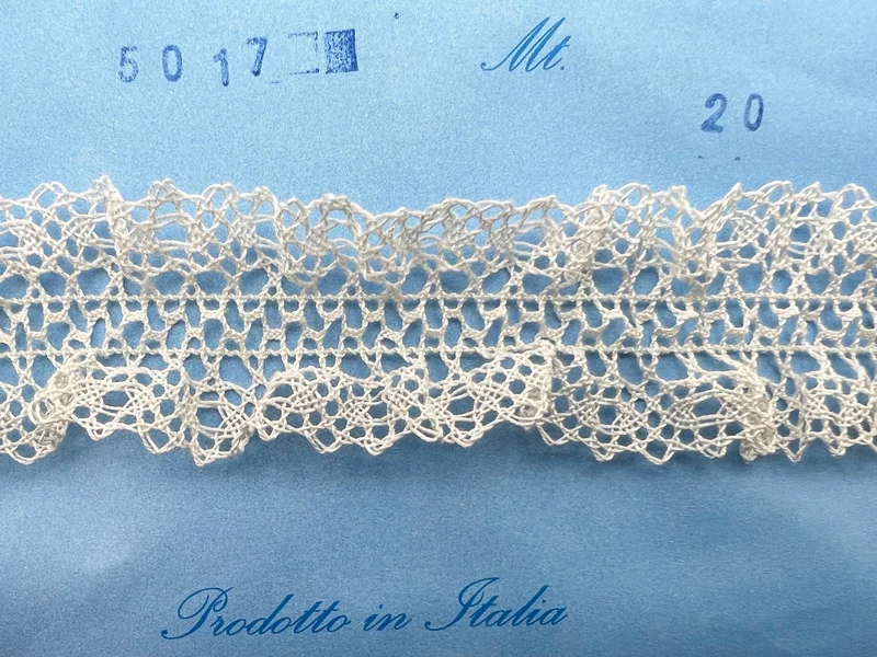 Pizzo 05017 panna cm 3,5 elastico cf.20mt.