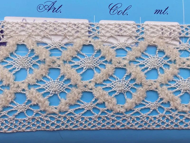 Pizzo 0402 panna cm 5 cf.20mt.