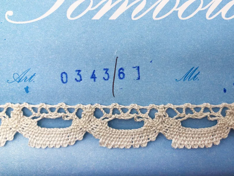 Pizzo 0343 panna cm 1,5 cf.20mt.