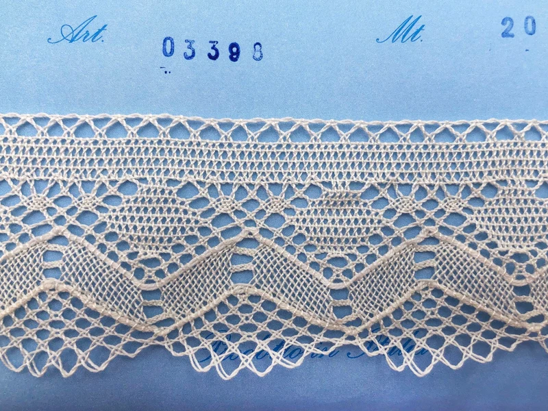 Pizzo 03398 panna cm 5 cf.20mt.