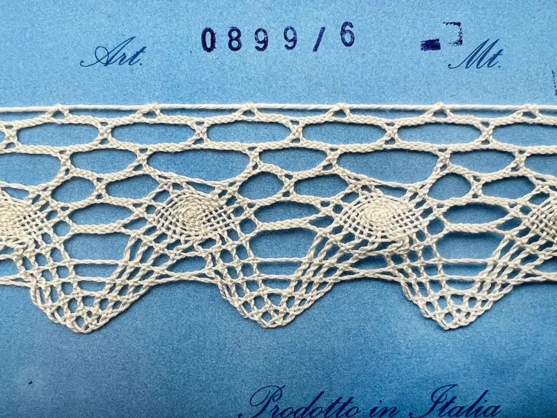 Pizzo 0899 panna cm 4 cf.20mt.