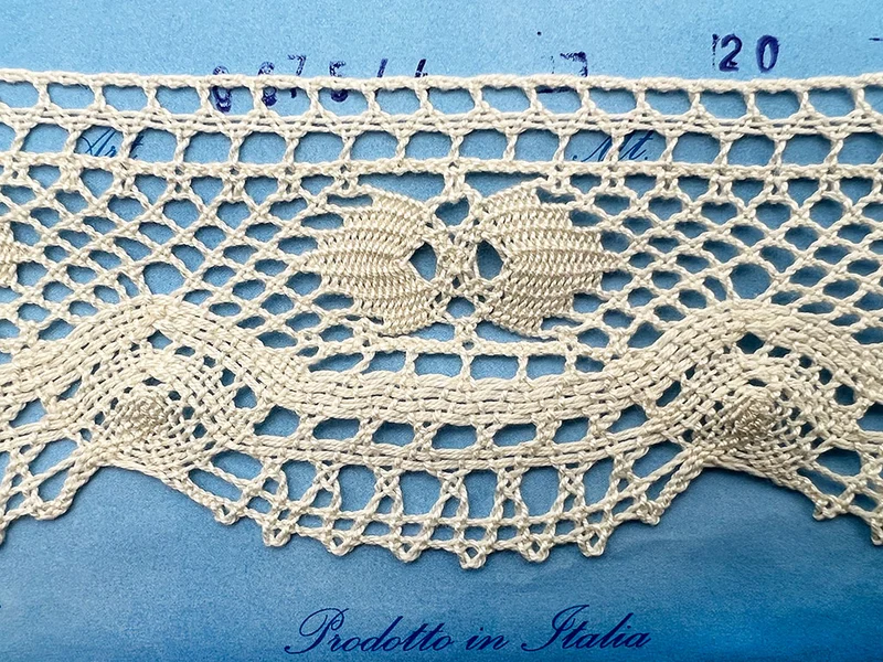 Pizzo 0675 panna cm 6,5 cf.20mt.