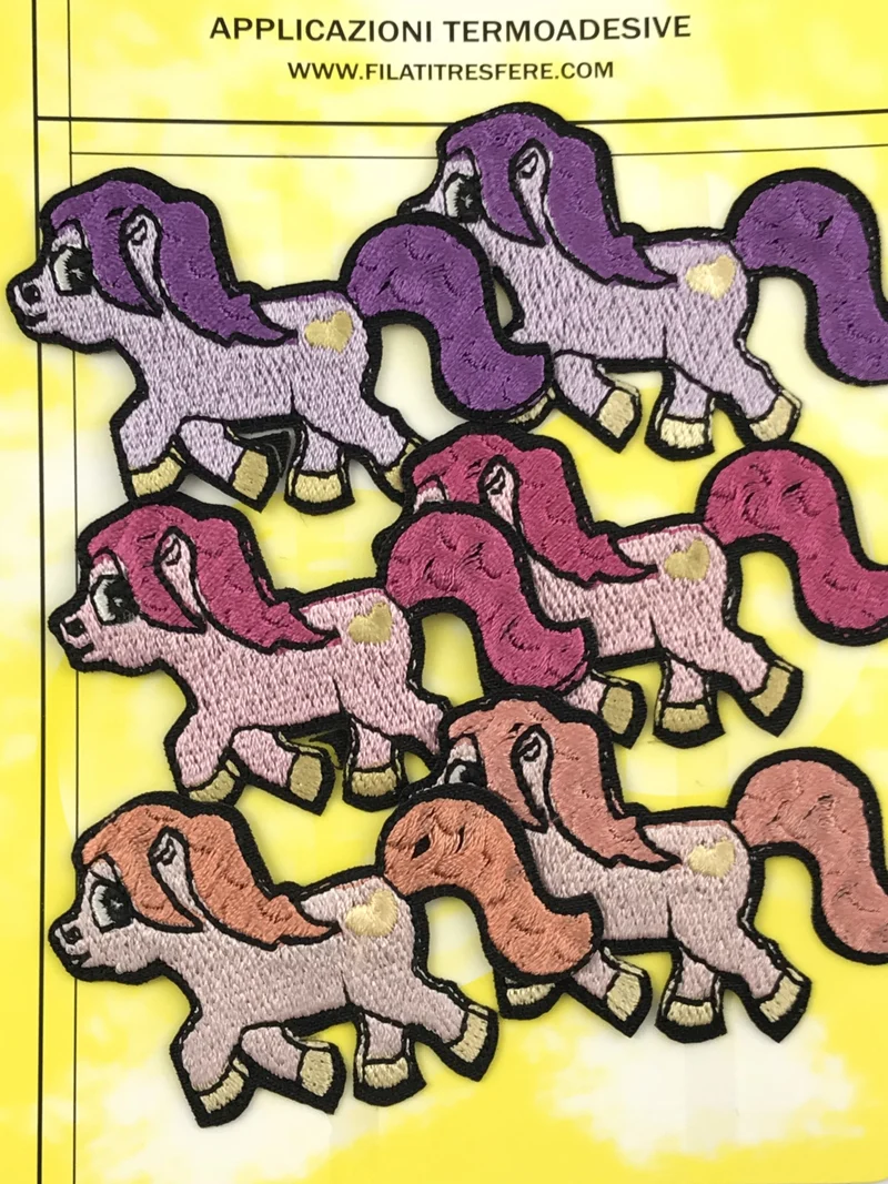 Applicazioni termoadesive little pony