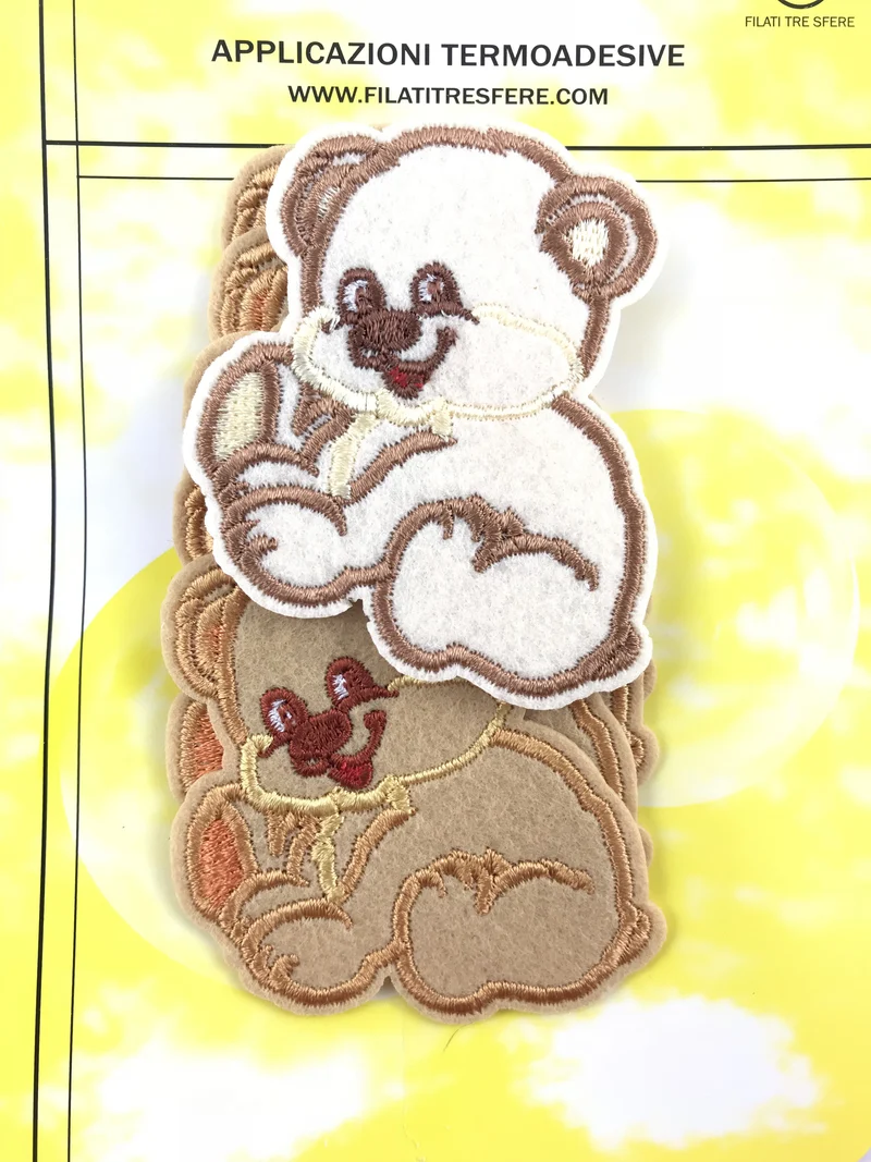 Applicazioni termoadesive bear
