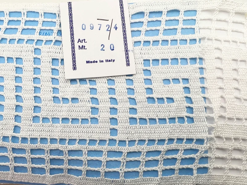 Pizzo 0972t bianco cm 11 cf.20mt.