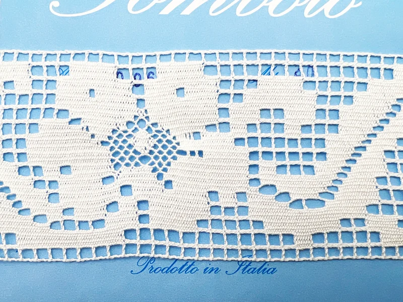 Pizzo 0968t bianco cm 7 cf.20mt.