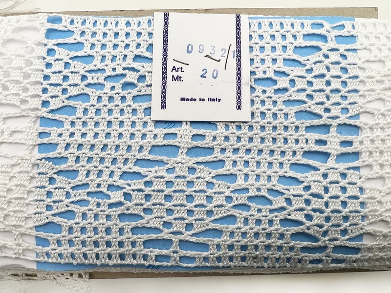 Pizzo 09321 bianco cm 10,5 cf.20mt.
