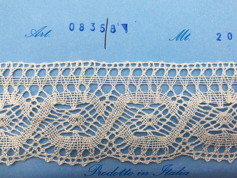 Pizzo 08358 panna cm 5 cf.20mt.