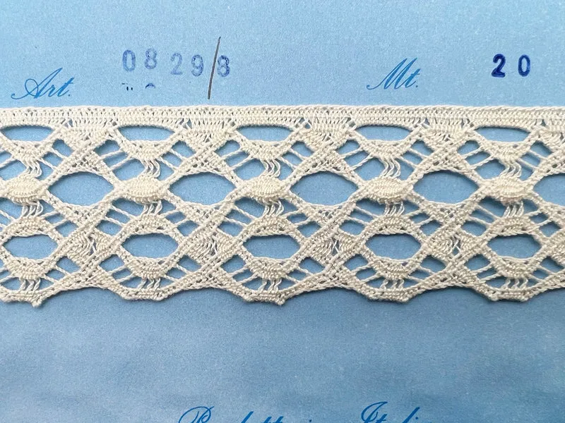 Pizzo 08298 panna cm 3,7 cf.20mt.