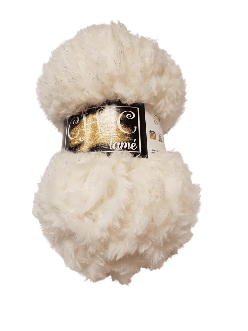 Lana Chic Lamè confezione da 500 gr Gomitoli da 100 gr Tre Sfere